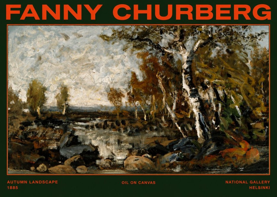 Fanny Churberg Autumn Landscape No2 - Poszter
