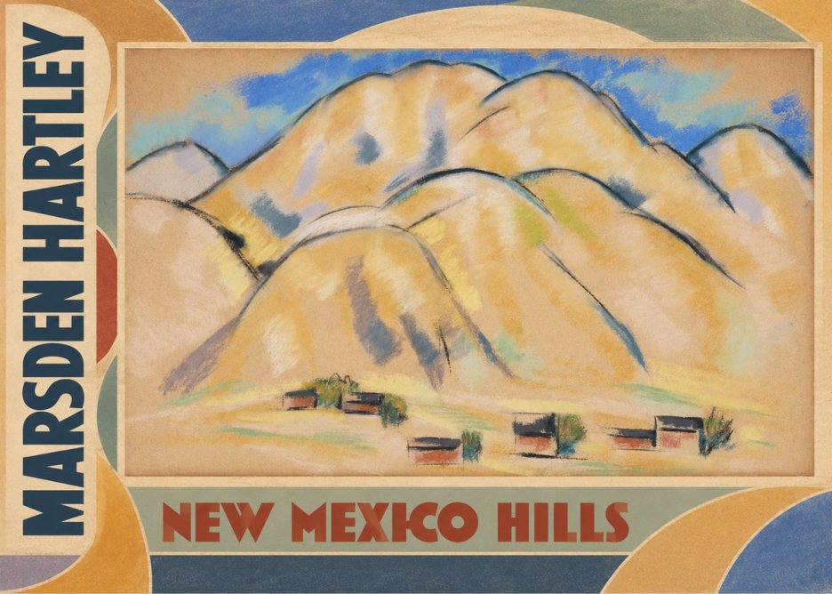 Marsden Hartley New Mexico Hills No3 - Poszter