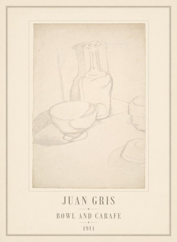 Juan Gris Bowl and Carafe No6 - Poszter