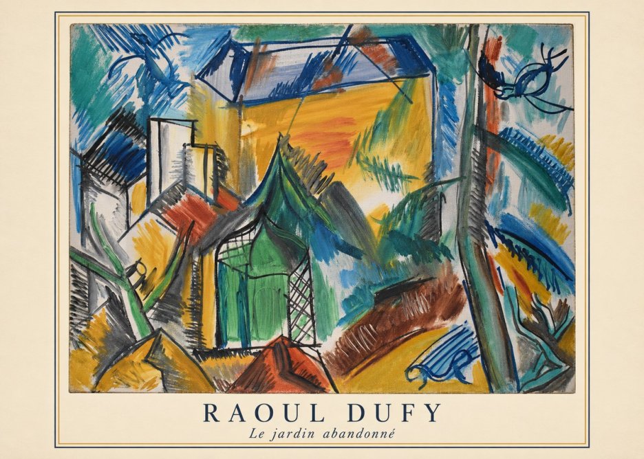 Raoul Dufy Le Jardin Abandonné No5 - Poszter