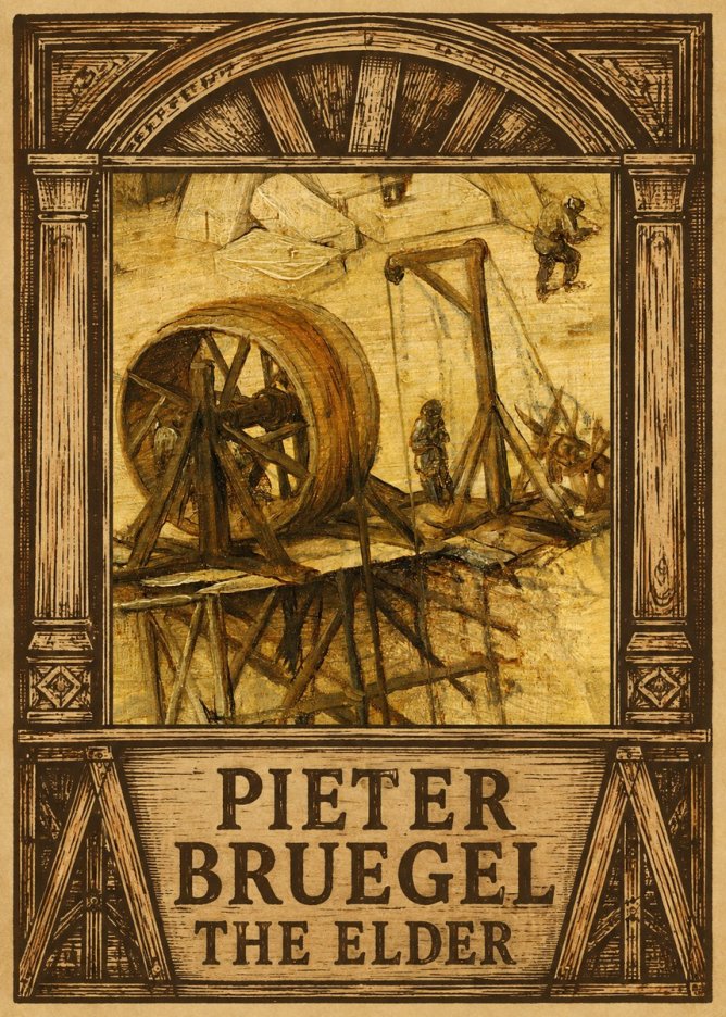 Pieter Bruegel The Tower of Babel XX No6 - Poszter