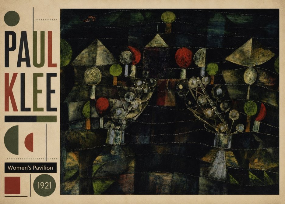 Paul Klee Women's Pavilion No4 - Poszter