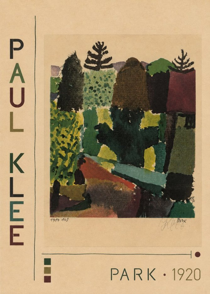 Paul Klee Park II No2 - Poszter