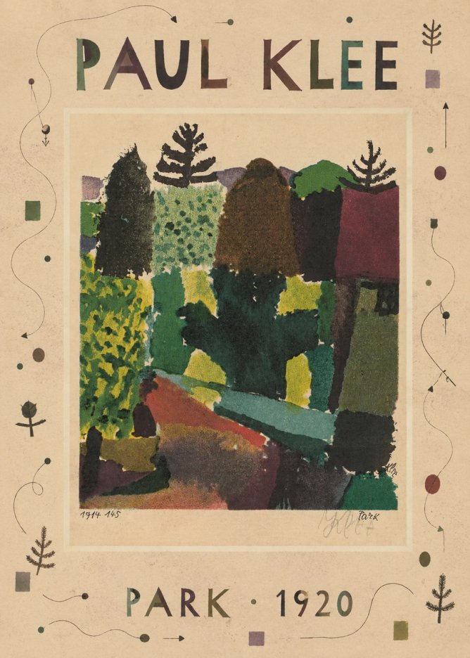 Paul Klee Park II No4 - Poszter