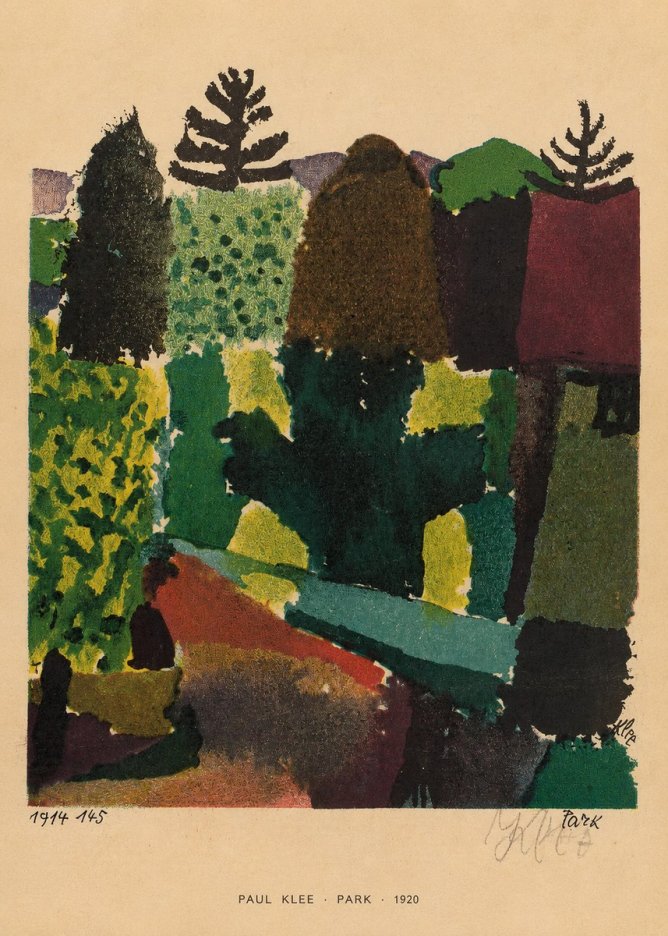 Paul Klee Park II No5 - Poszter