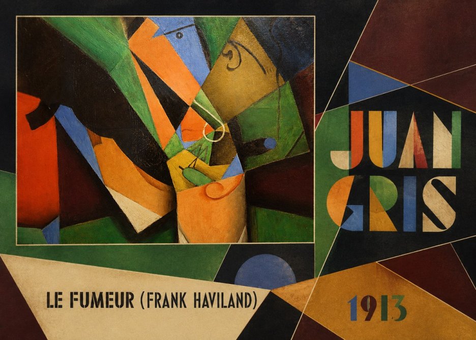 Juan Gris Le Fumeur (Frank Haviland) No4 - Poszter