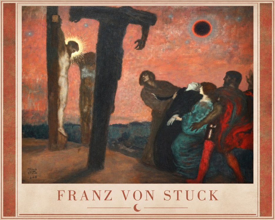 Franz von Stuck Crucifixion No2 - Poszter