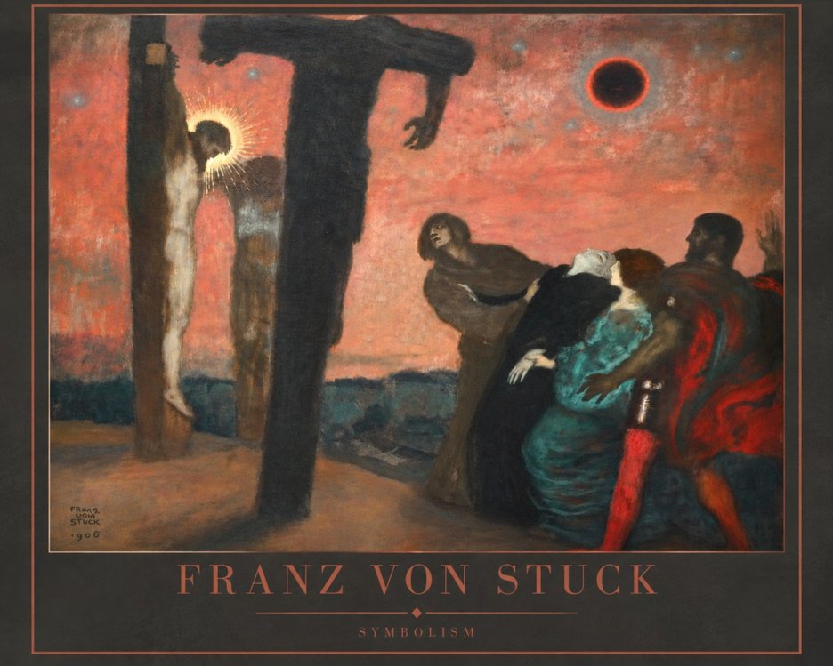 Franz von Stuck Crucifixion No3 - Poszter