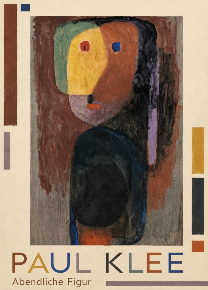 Paul Klee Abendliche Figur No1 - Poszter