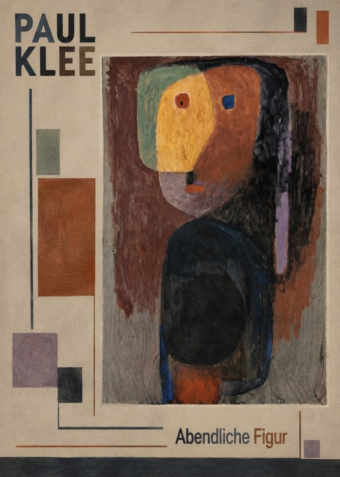 Paul Klee Abendliche Figur No2 - Poszter