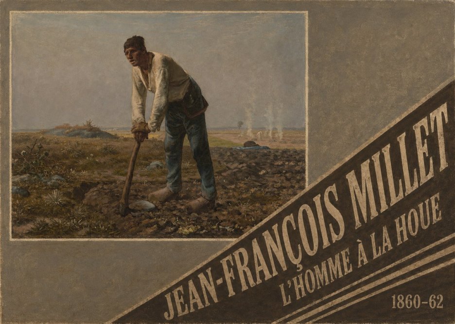 Jean-François Millet L'homme À La Houe No5 - Poszter