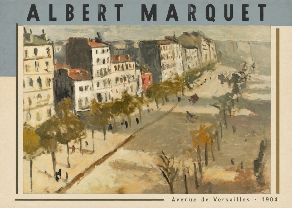 Albert Marquet Avenue De Versailles · 1904 No3 - Poszter