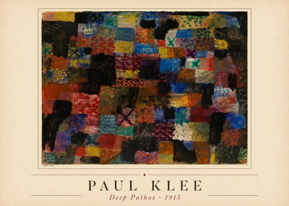 Paul Klee Deep Pathos No1 - Poszter