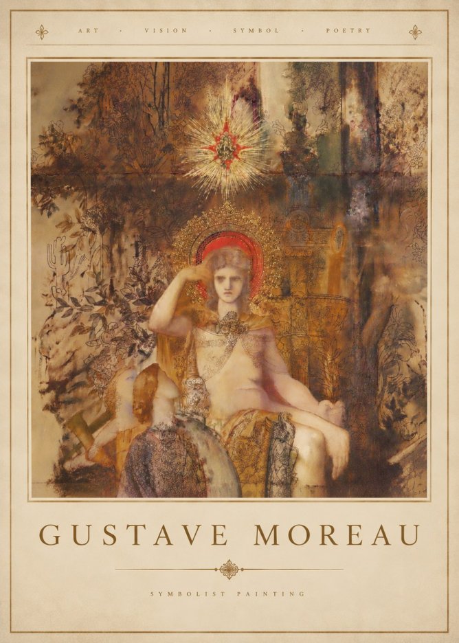 Gustave Moreau Jupiter and Semele III No4 - Poszter