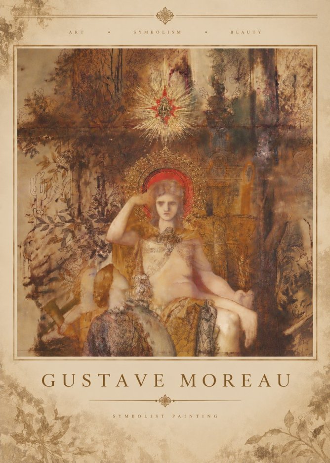 Gustave Moreau Jupiter and Semele III No5 - Poszter