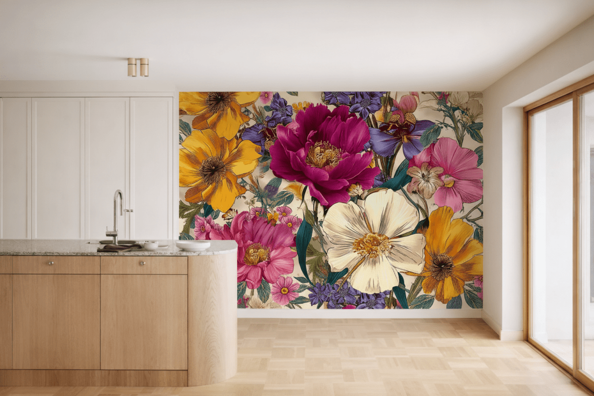 Nocturne Floral Tapestry