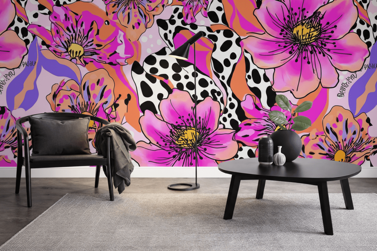 Vivid Flora Mosaic