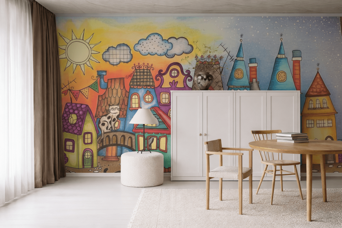 Whimsical Village Vista Ii