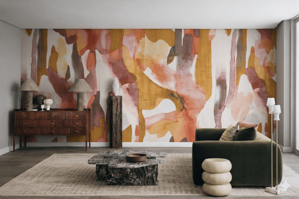 Rippling Silk Abstract