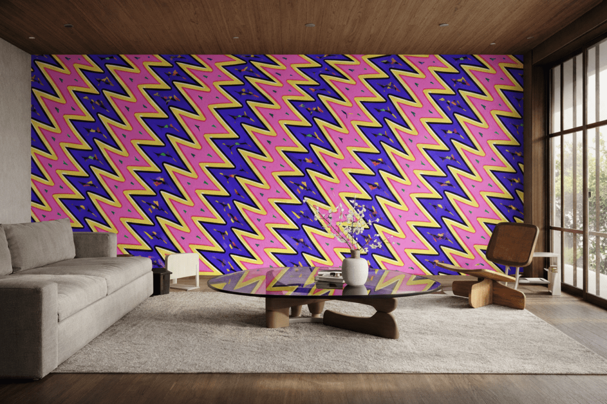 Frosted Zigzag Burst