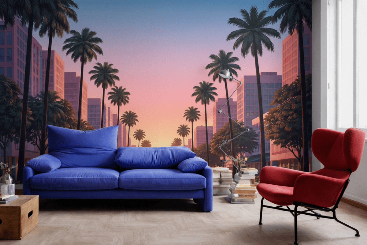 Palm Avenue Twilight