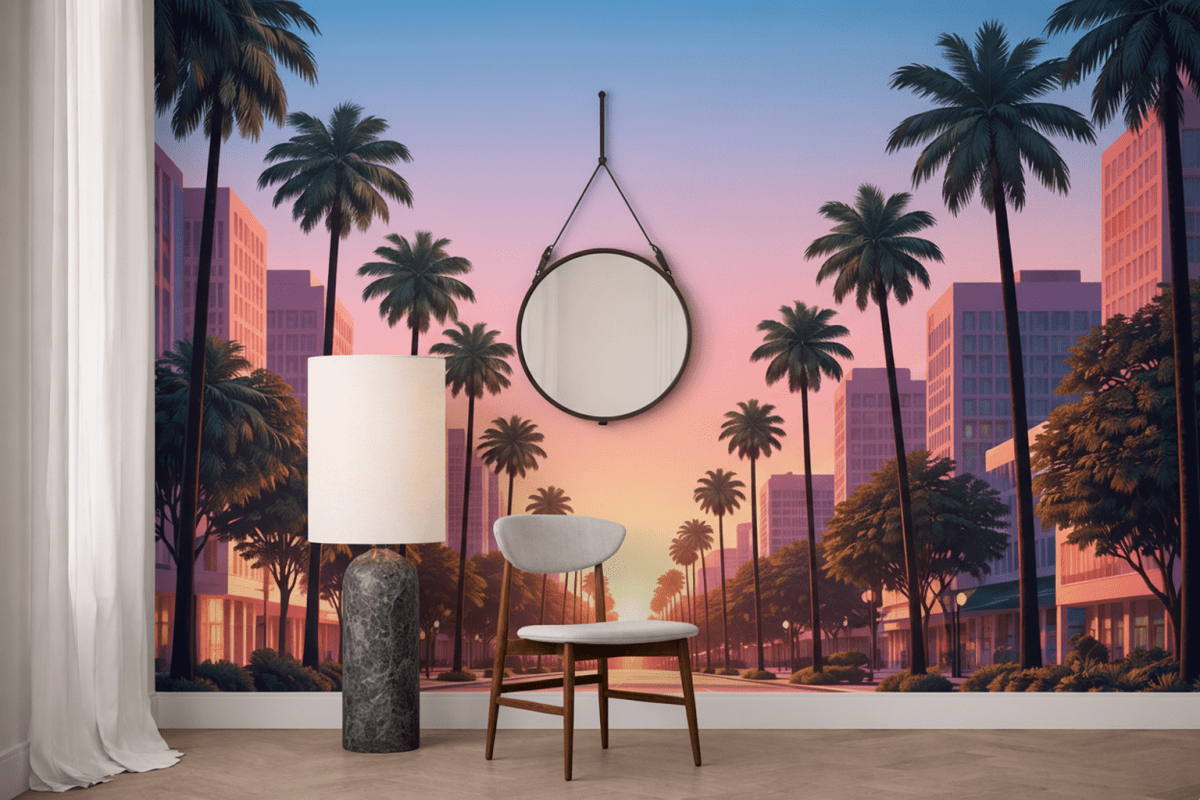 Palm Avenue Twilight