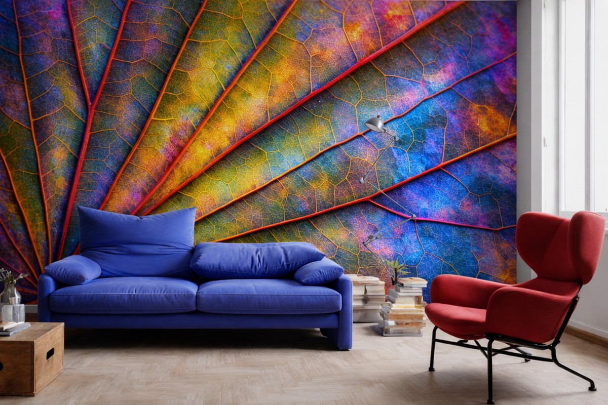 Iridescent Leaf Veins