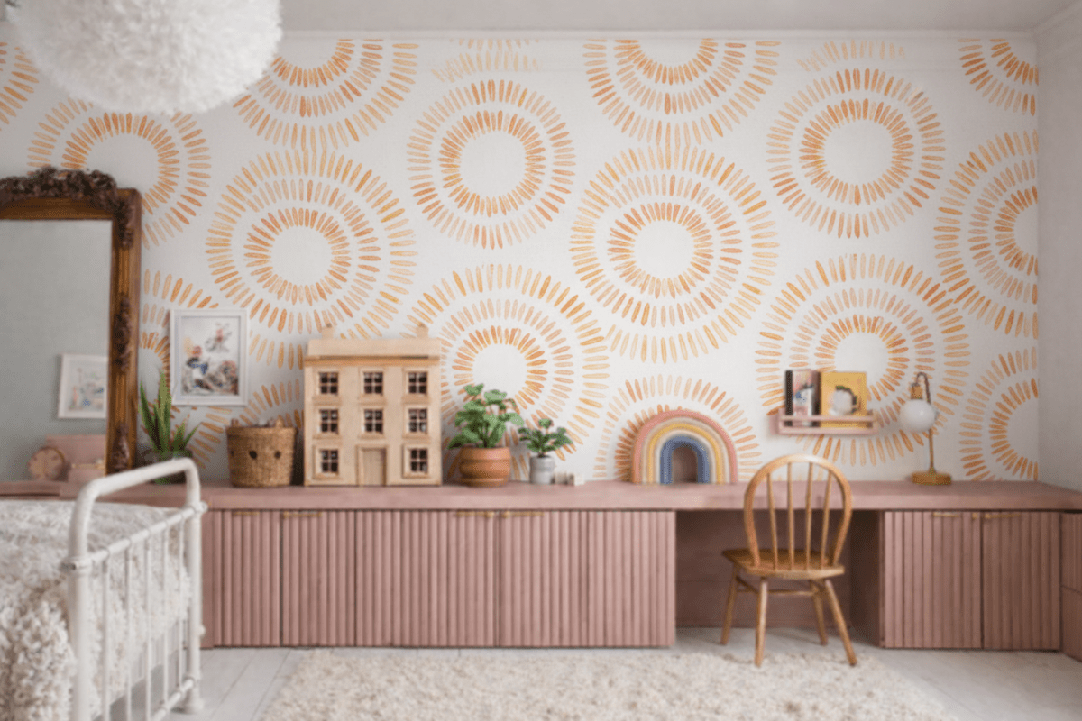 Radiant Pebble Mural