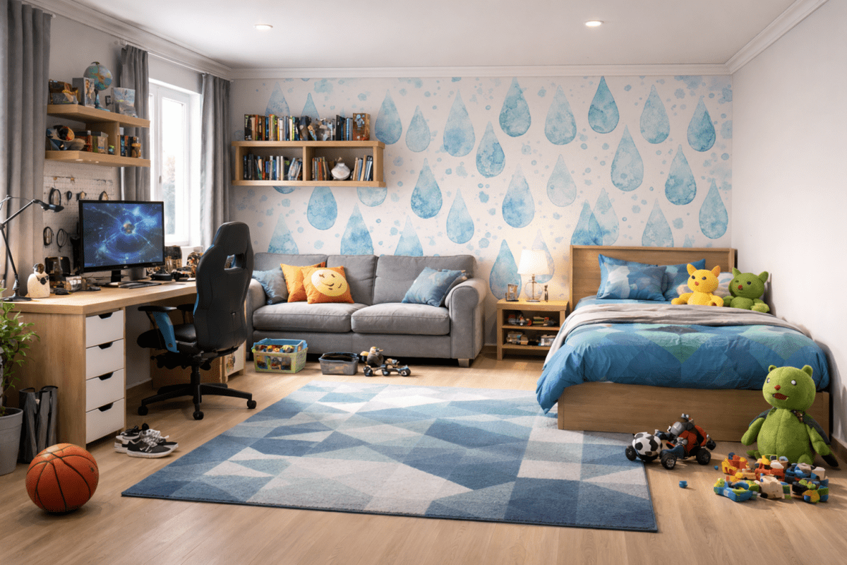 Watercolor Raindrops