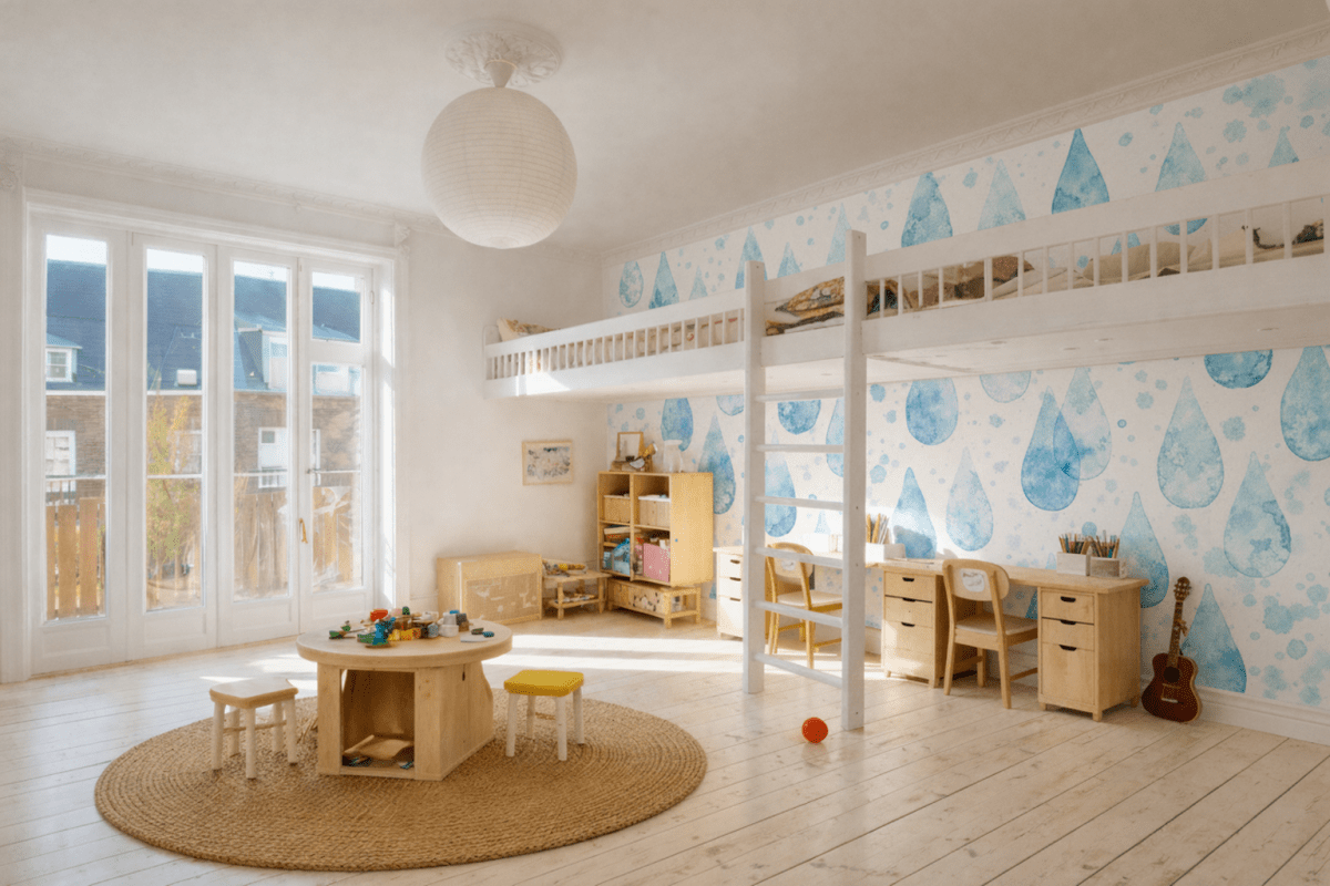 Watercolor Raindrops