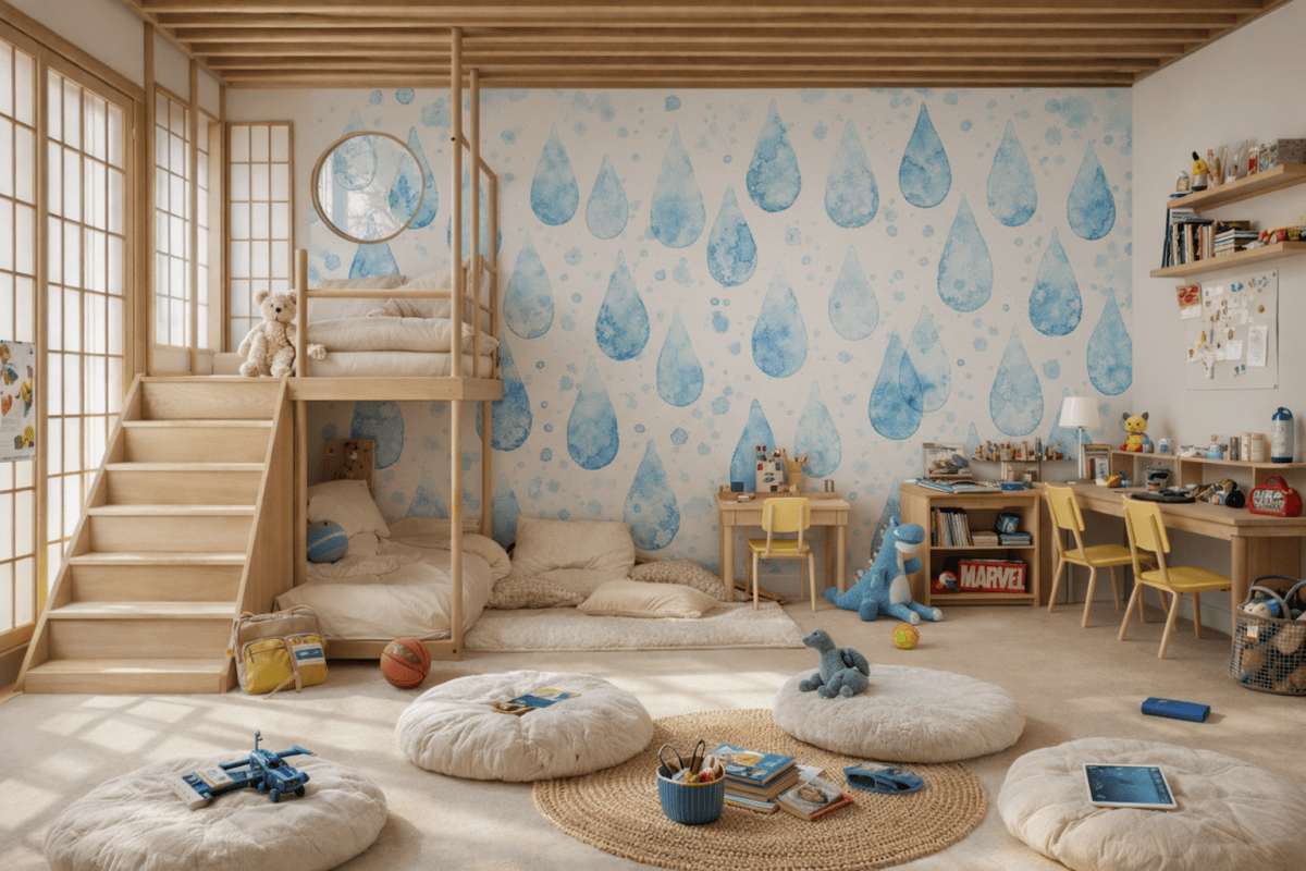 Watercolor Raindrops