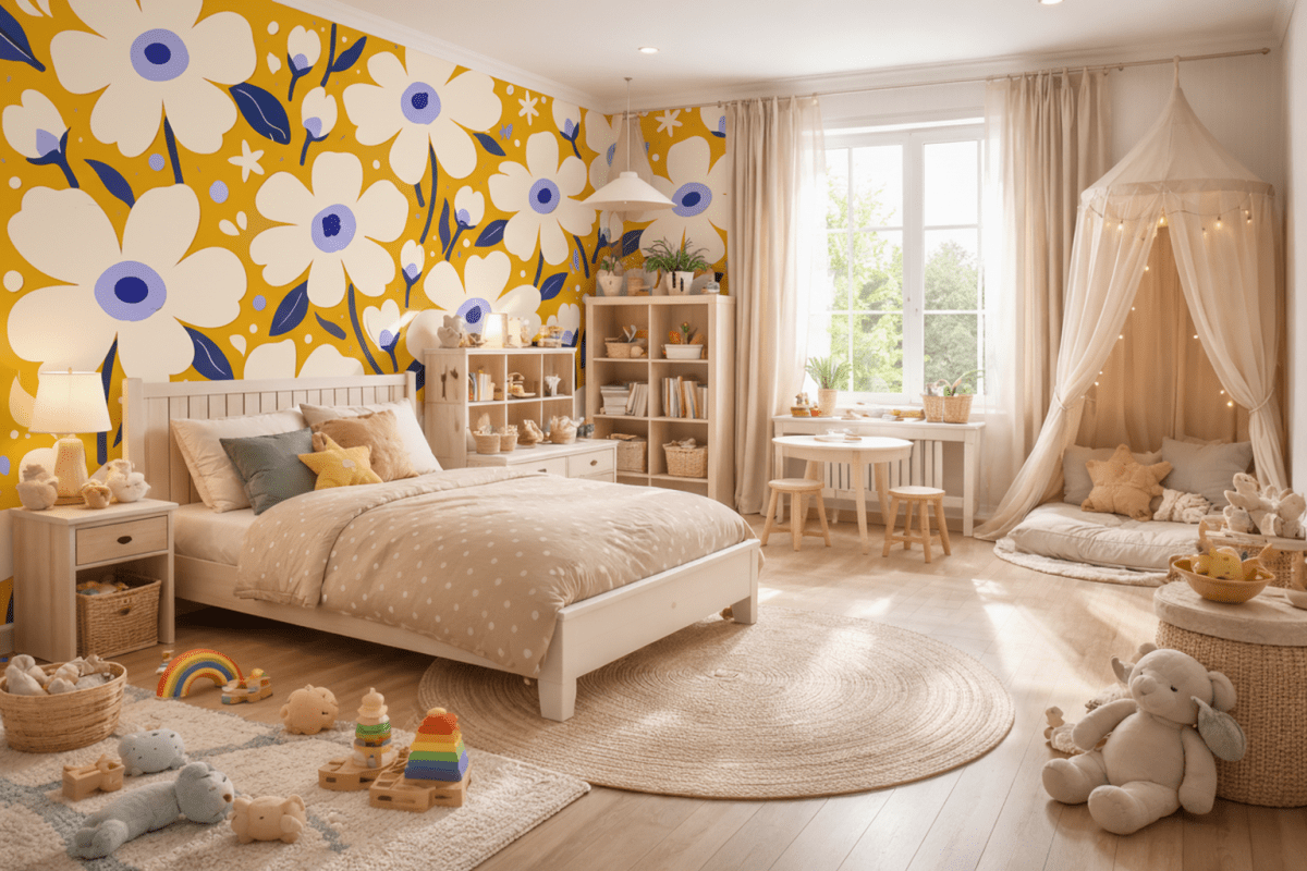 Sunlit Floral Canopy