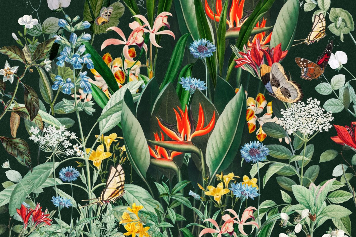 Vibrant Botanical Fusion