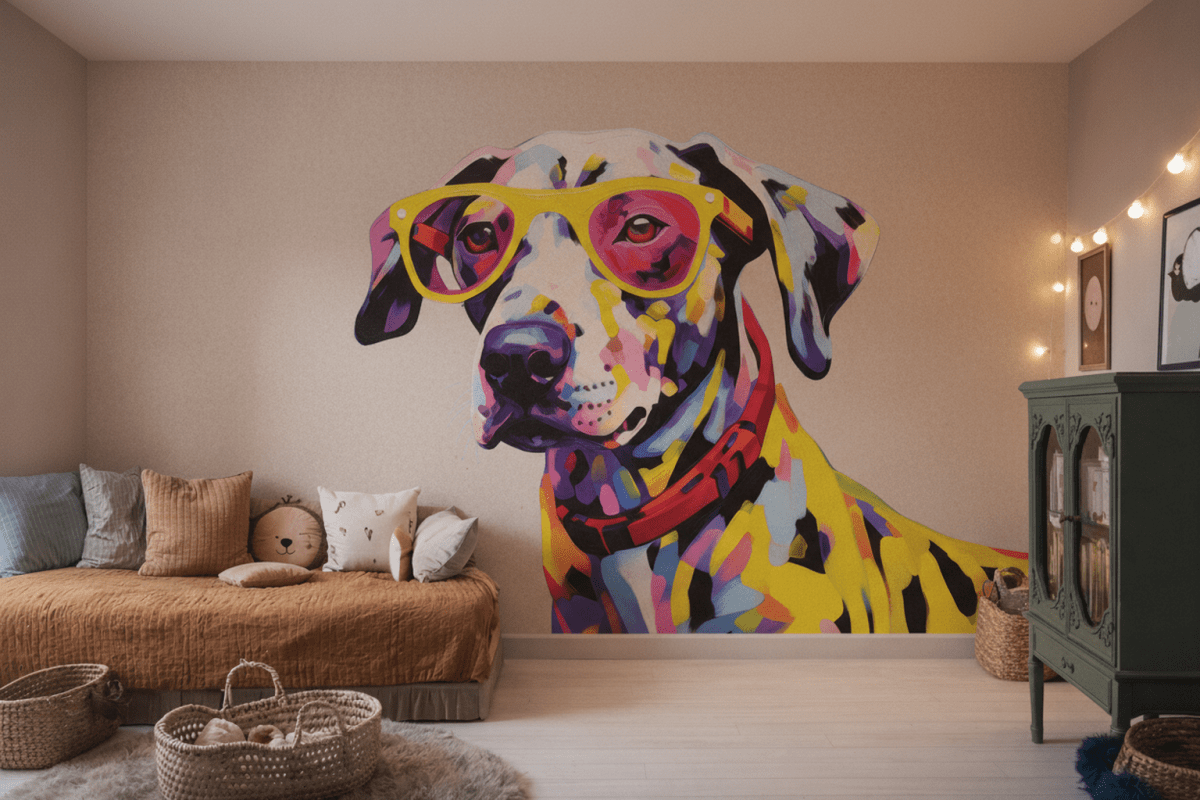 Wisped Canine Portrait