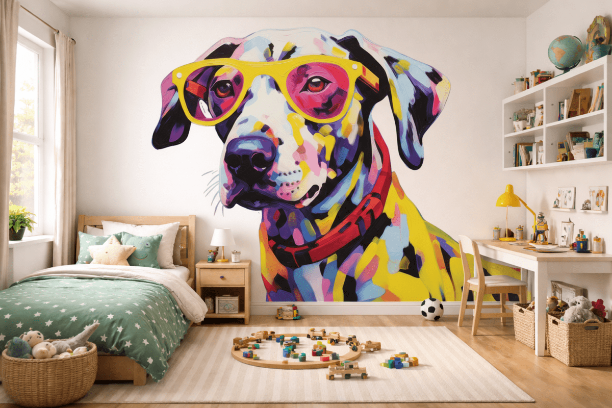 Wisped Canine Portrait