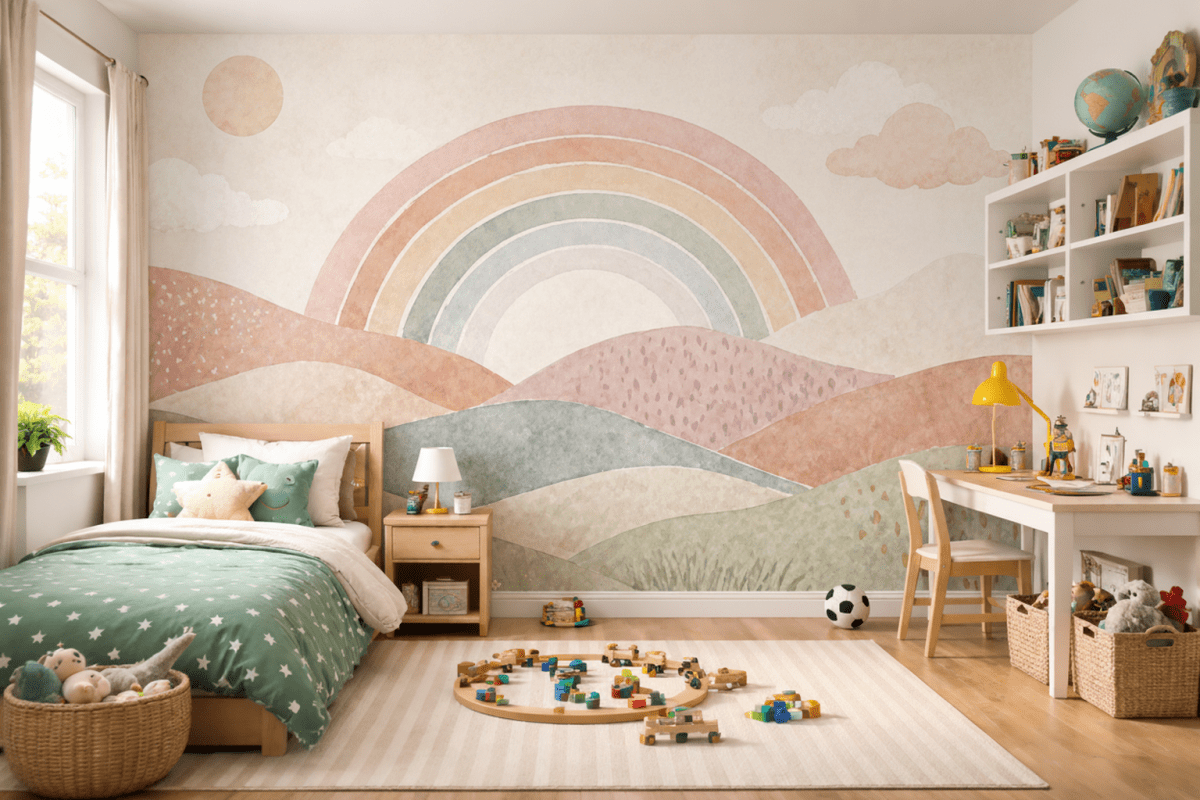 Pastel Hillscape