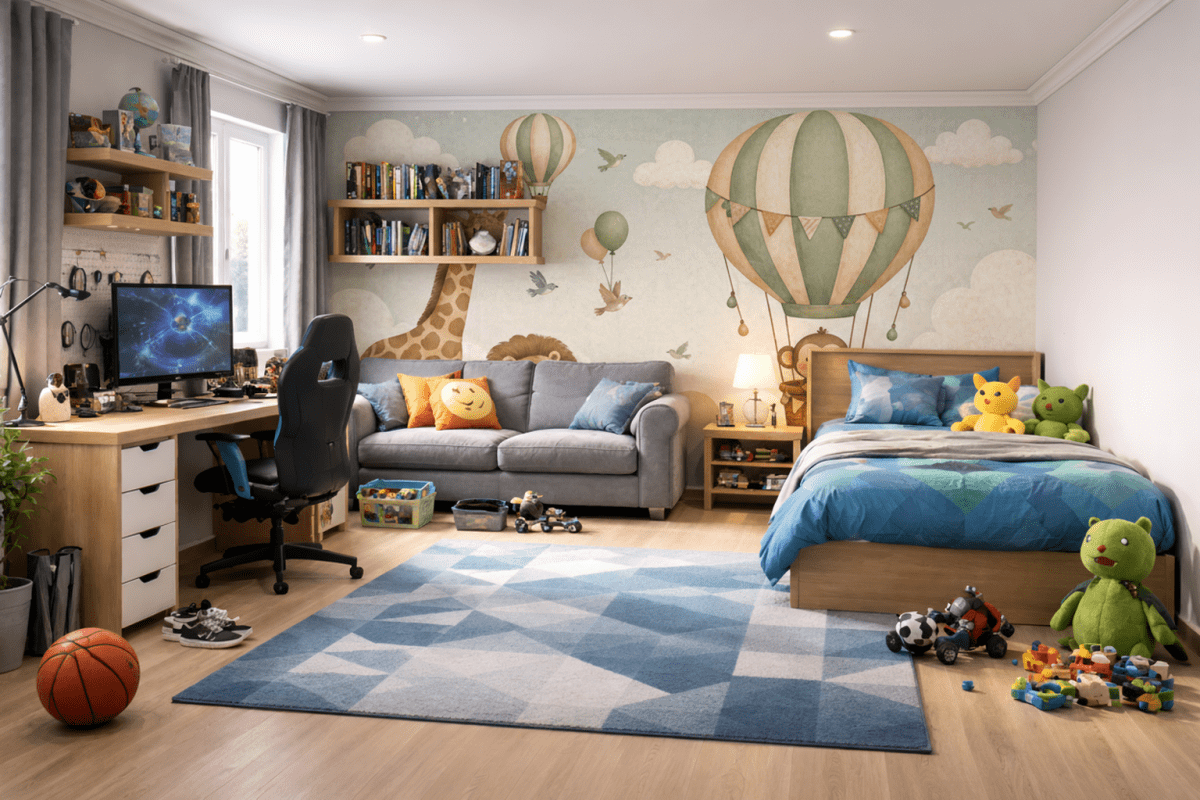 Whimsical Safari Mural