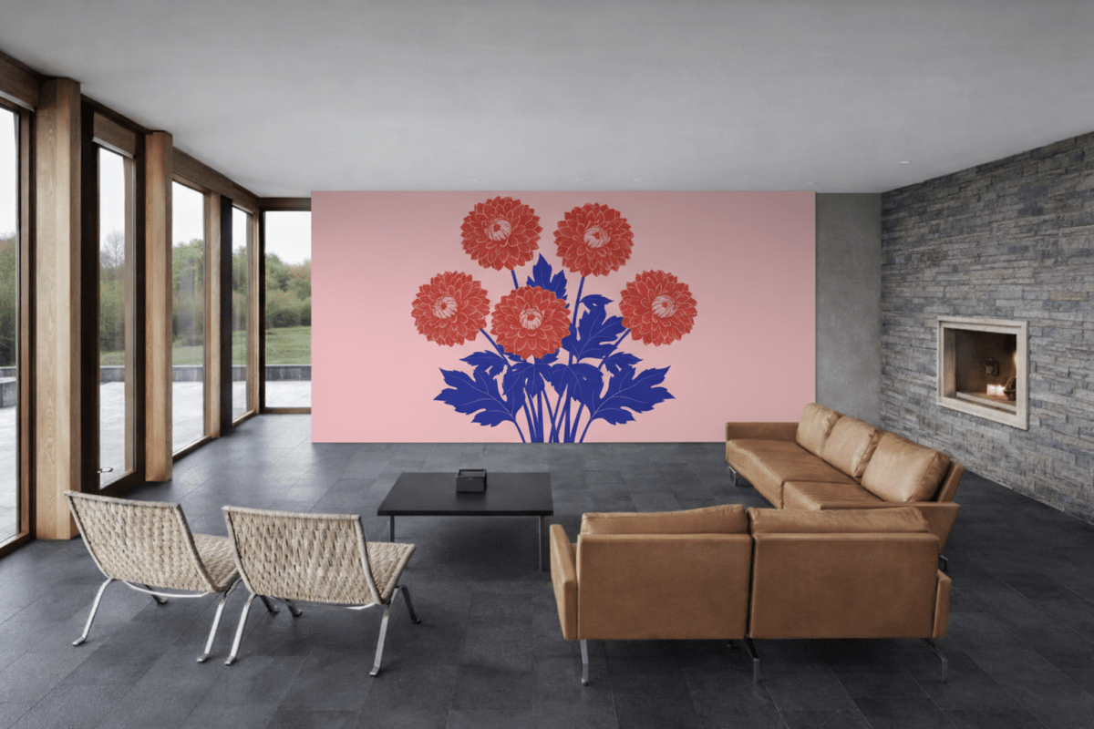 Crimson Dahlia Bouquet