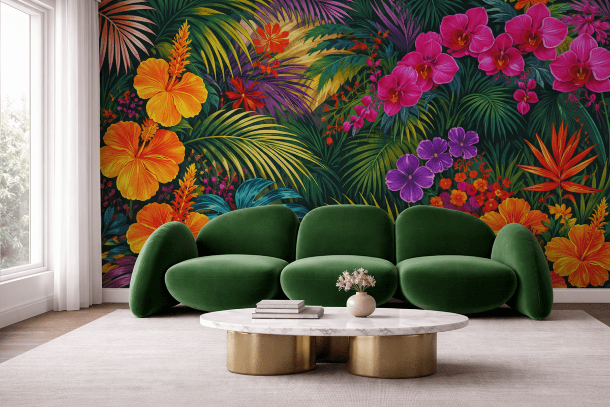 Tropical Inkbrush Oasis