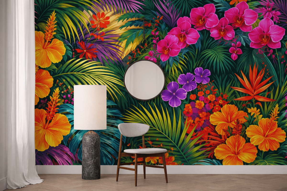 Tropical Inkbrush Oasis