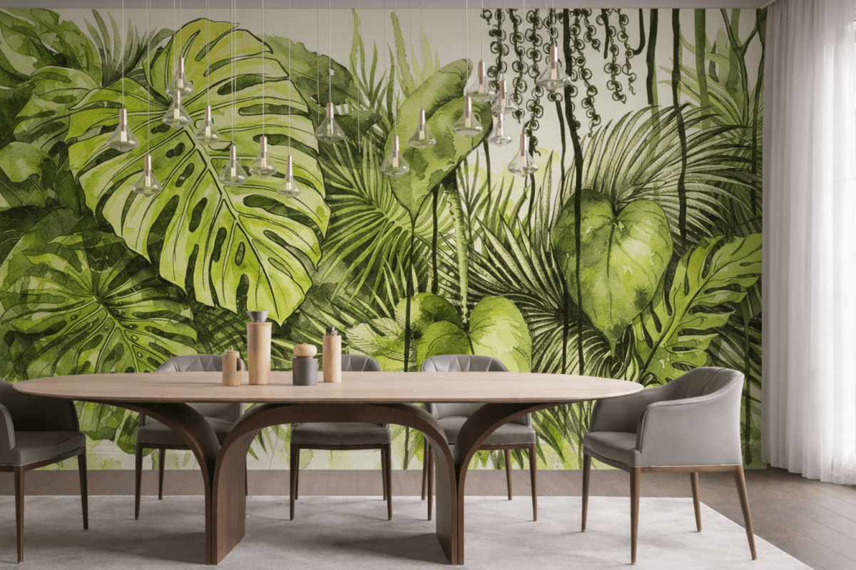 Verdant Porcelain Tangle