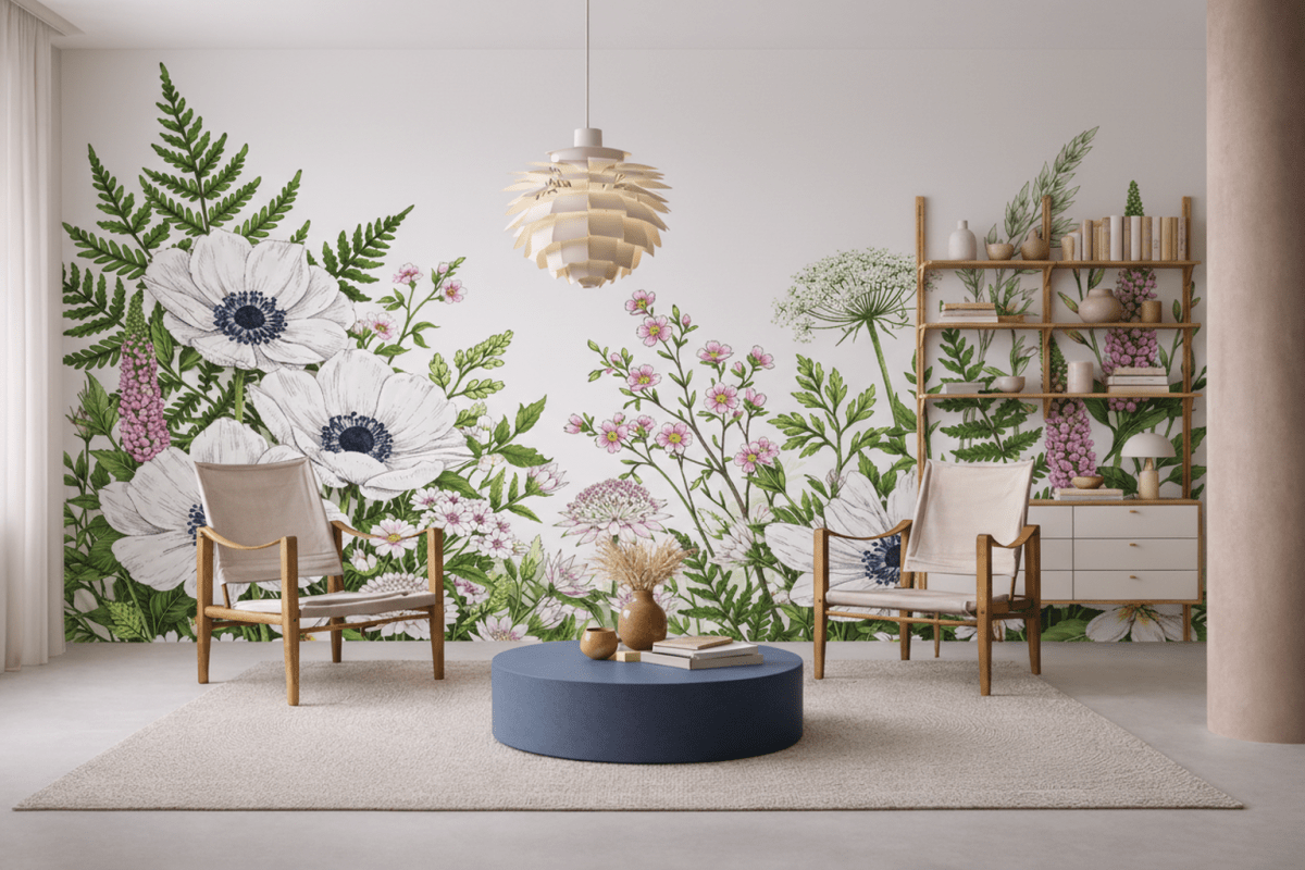 Silken Floral Mosaic