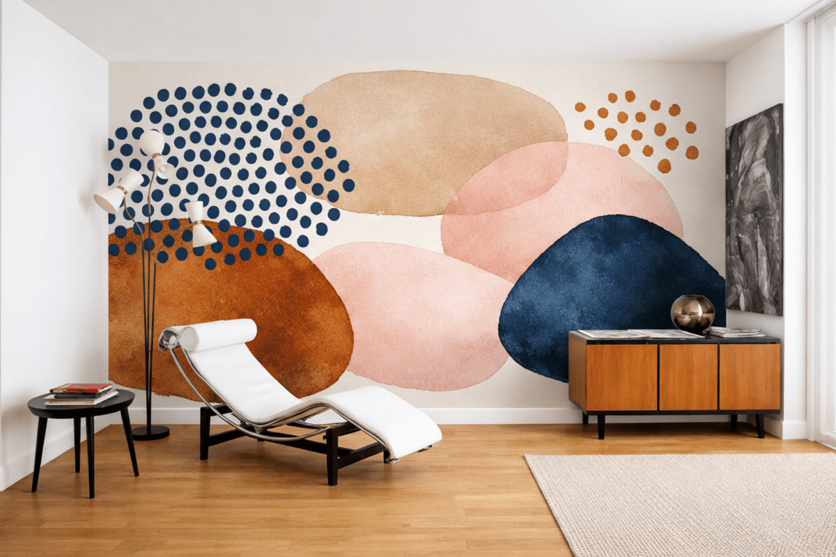 Polka Pebble Mosaic