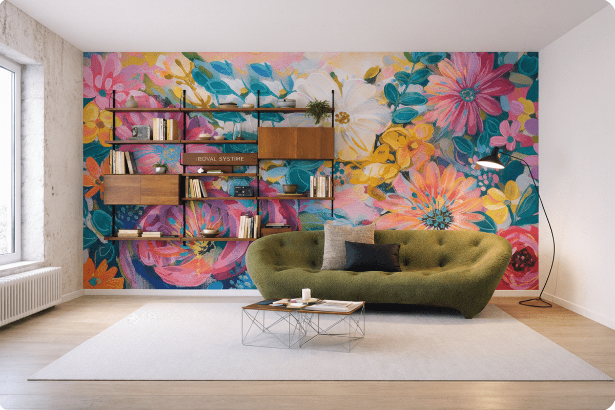 Ink Petal Mosaic