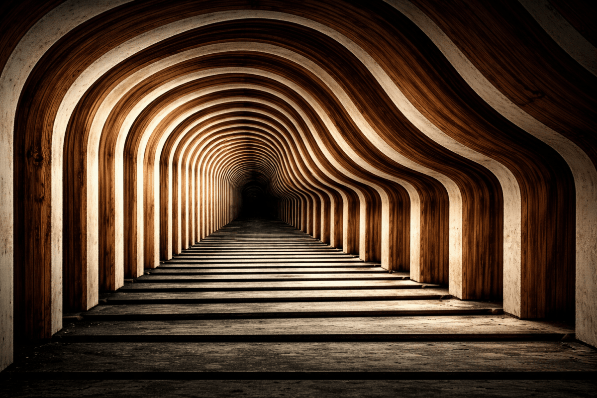 Arched Timber Passage