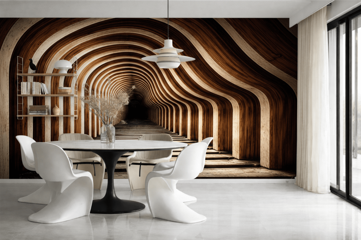 Arched Timber Passage