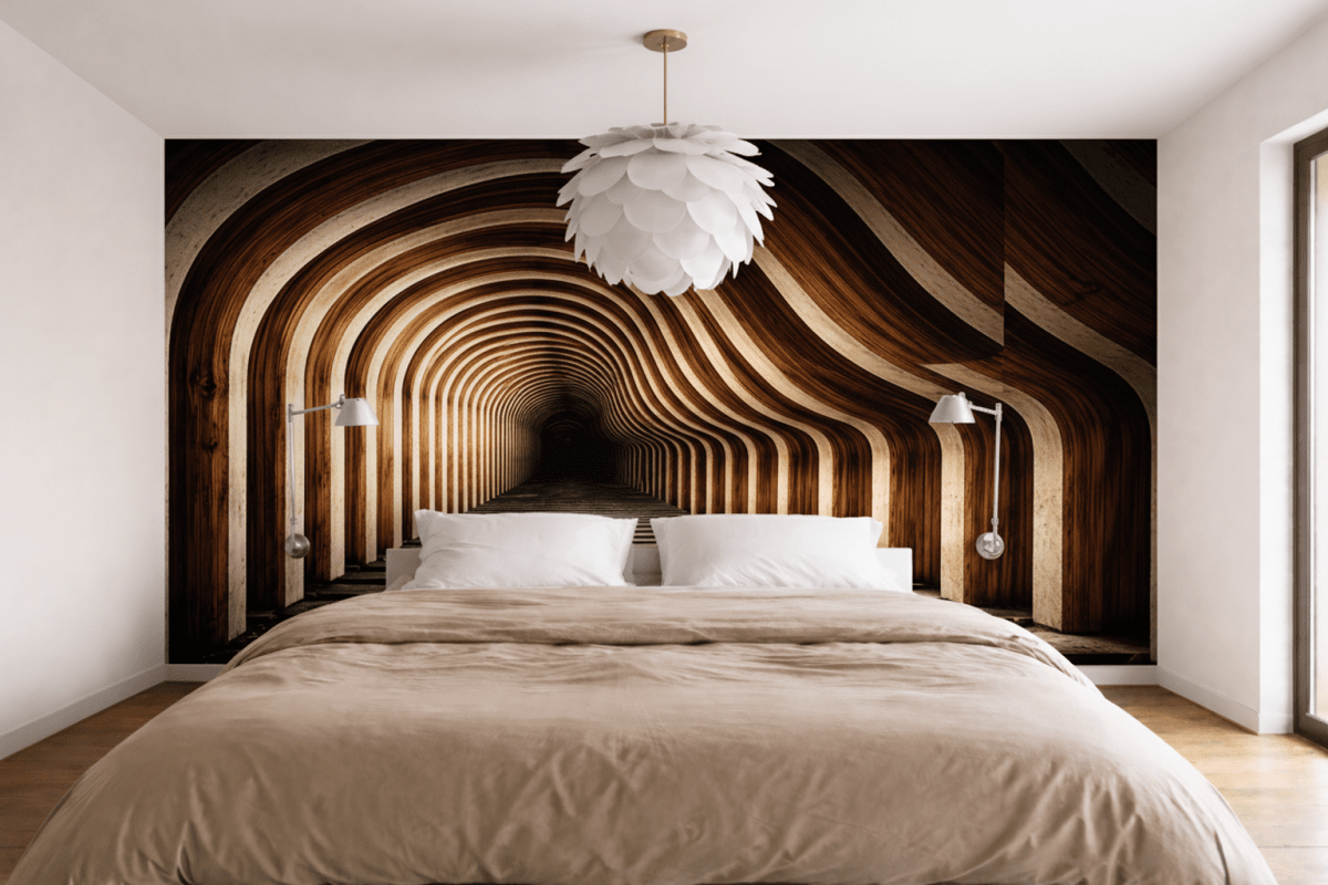 Arched Timber Passage