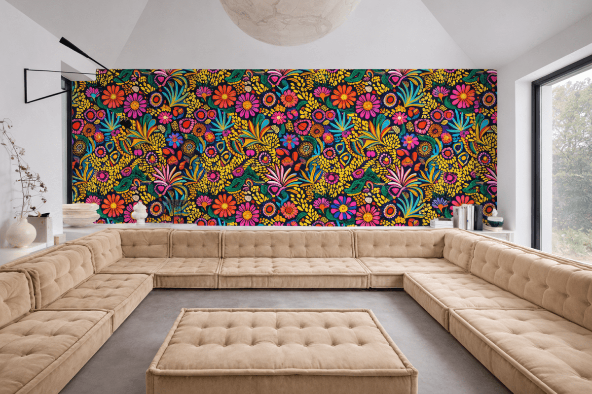 Vibrant Mosaic Flora