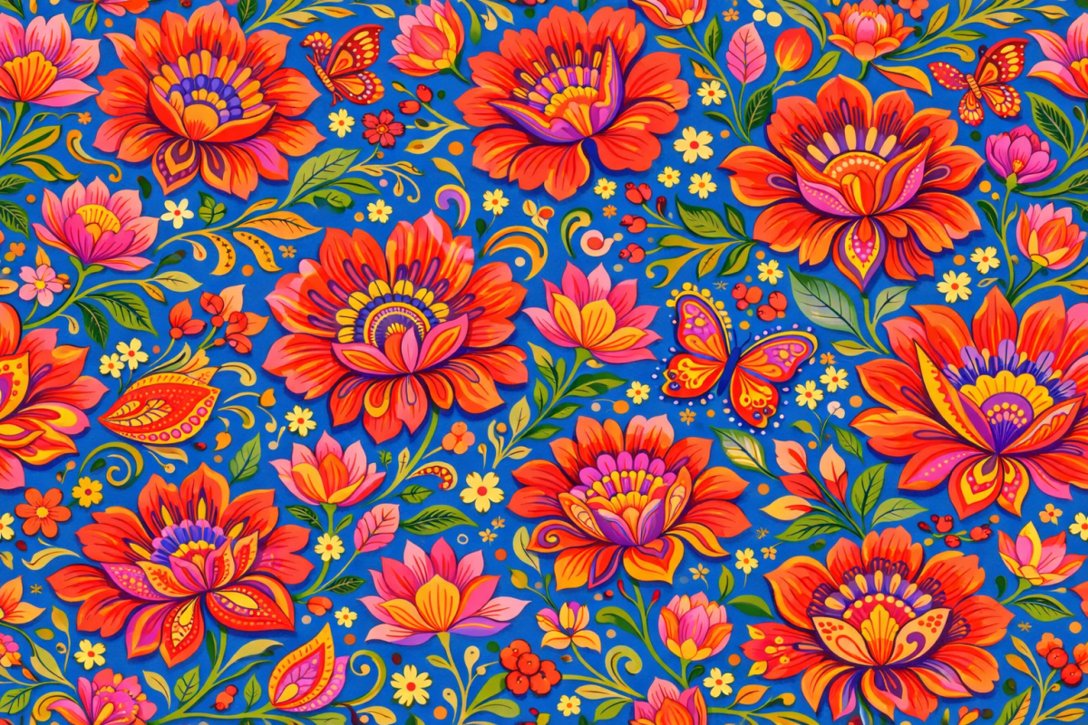 Vibrant Flora Canvas