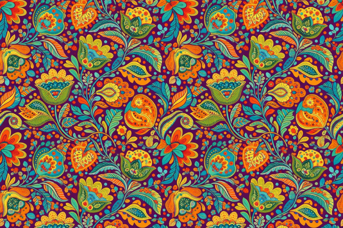 Vibrant Veil Tapestry